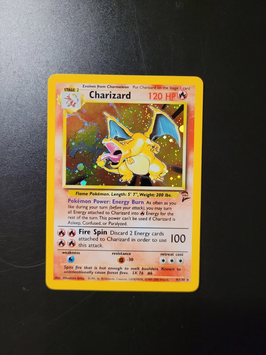 Charizard Pokémon TCG Base Set 2 English Collectible Individual