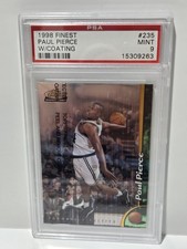 1998 Finest Paul Pierce Rc  With Coating PSA 9 Mint #235