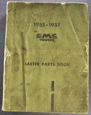 1955-1956-1957 Gmc 100-500 Truck Master Parts Book Catalog Original 57