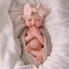 16 inch Silicone Baby Dolls, Reborn Baby Dolls Silicone Full Body