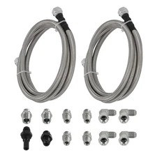 2pc 6AN 70" Transmission cooler Hose lines For GM 4L60E 4L80E OFK19-70-SS