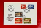 SWITZERLAND EUROPA 1961 FDC SC#410-411 PLUS VATICAN SC#470-472 FD CANCELLED