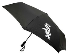 Storm Duds Chicago White Sox 42 Automatic Folding Umbrella W/Flashlight Black