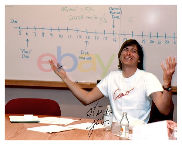 Steve Jobs 8x10 Signed Photo Reprint Apple Founder Tech Collectible