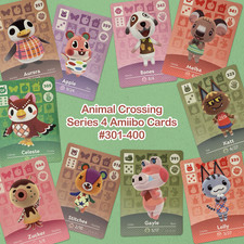 Animal Crossing Series 4 Amiibo Cards Authentic Brand New Unused Various