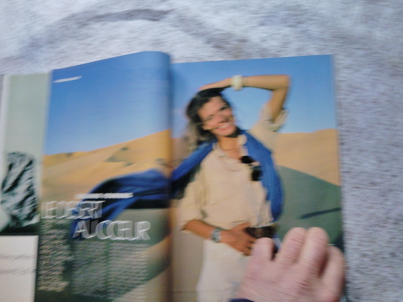 French Elle Dec.1986 Cover Michèle By Gilles Bensimon 