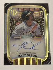 2022 Topps Tribute - Iconic Perspectives Auto Gold /50 Matt Olson - Athletics