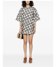 Ulla Johnson Remy Lunar Dress Sz 6 Textured Abstract Print Mini Tunic $495