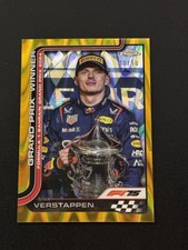 ☕️2025 TOPPS CHROME F1 GOLD RAYWAVE REFRACTOR /50 MAX VERSTAPPEN #93