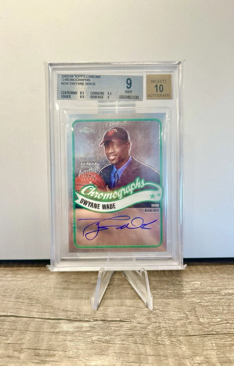 D.WADE  RC直筆サイン　#/1250 Dwyane Wade 10 Graded Basketball Autographed Sports Trading Cards