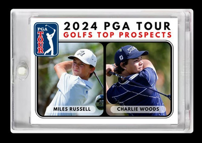 2024 Miles Russell Charlie Woods PGA Tour Future Stars Rookie Card #10