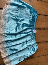 Iefiel Xdress Glossy Blue Mini Slip New Xl