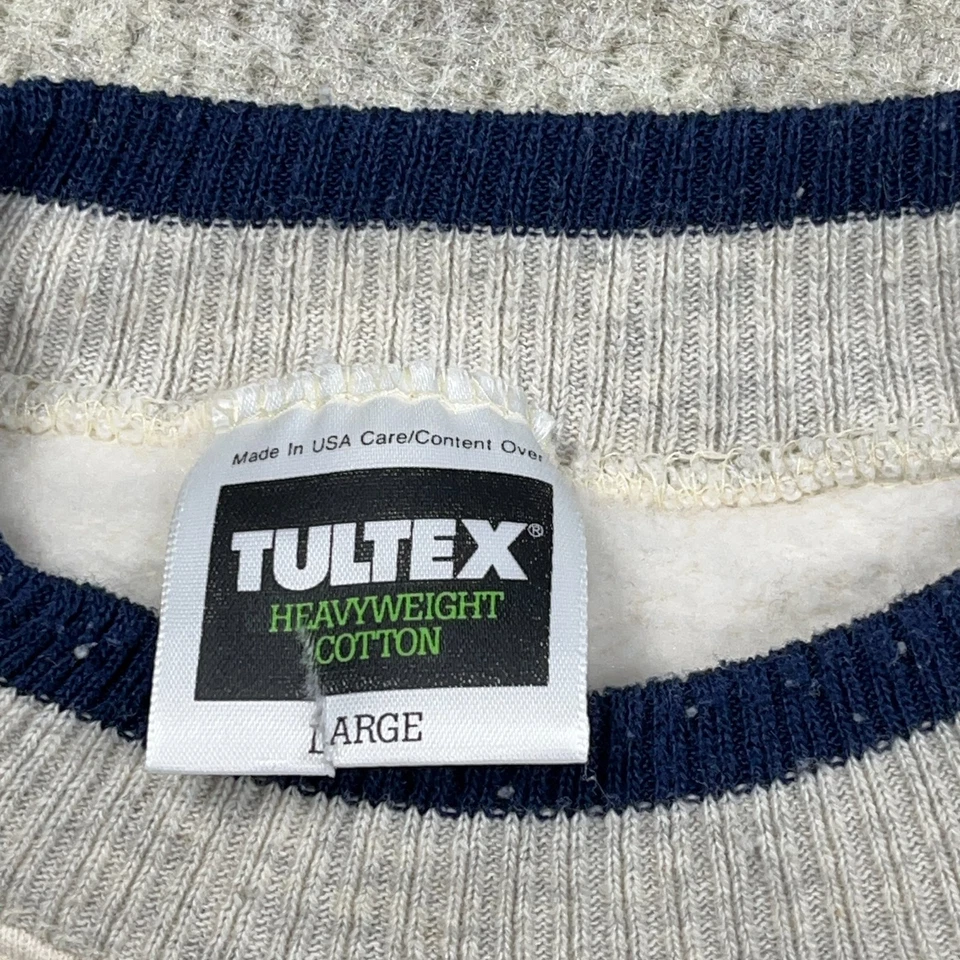 Sudadera de Colección Monster Truck Hombres Grande Blanco Crema Tractor Pull Años 90 EE. UU. Foto 3 de 4