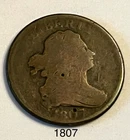 Photo of a 1807-P Half Cent from an eBay listing that sold on Jul 17, 2026