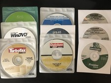 Windows TurboTax and random 9 disc lot