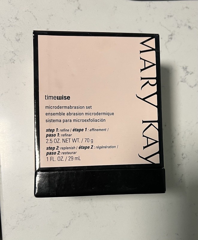 MARY KAY TimeWise Microdermabrasion Set 2.5oz Refine 1oz Replenish NEW