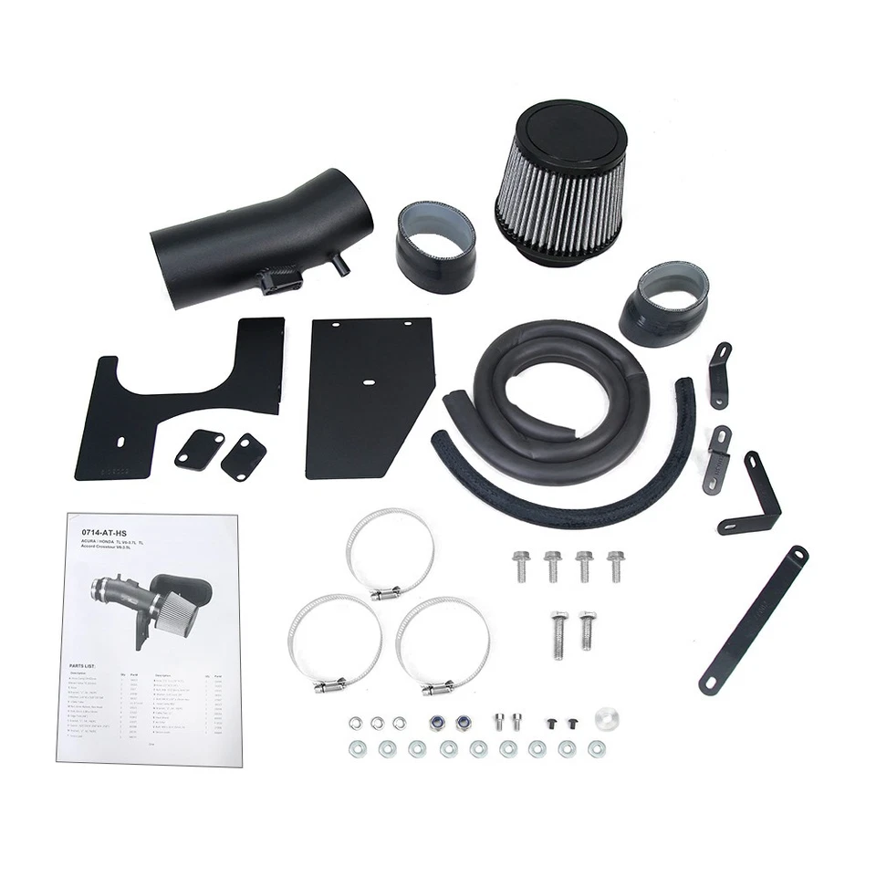 Cold Air Intake System For 2007-2014 ACURA TL 08-12 ACCORD CROSSTOUR 3.5L V6 Foto 4 de 4