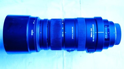 PENTAX FIT Sigma DG OS HSM 120 - 400 mm F/4.5-5.6 AF Objektiv + KAPUZE + KAPPEN 400mm