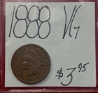 1888 Indian Head Cent (VG) Very Good Condition! ENN Coins