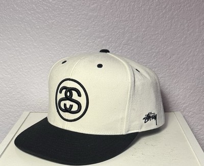 Stussy Capz Hat Snapback Wool White/black | eBay