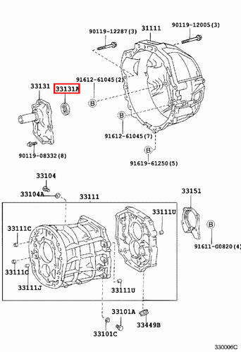 Genuine LandCruiser HZJ76 HZJ74 HZJ71 HZJ105 Front Gearbox Input Shaft Oil Seal - Picture 3 of 20