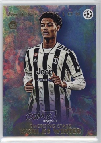 2021-22 Topps Inception UCL Emerging Stars Koni De Winter 11we