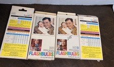 Vintage SYLVANIA FLASHBULBS M3. Original Boxes-3 Boxes Clear-1 Box Blue-47 Total