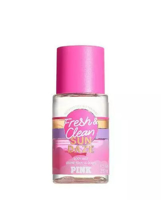 VICTORIA'S SECRET PINK FRESH & CLEAN SUN DAZE FRAGRANCE BODY MIST SPRAY 2.5 oz