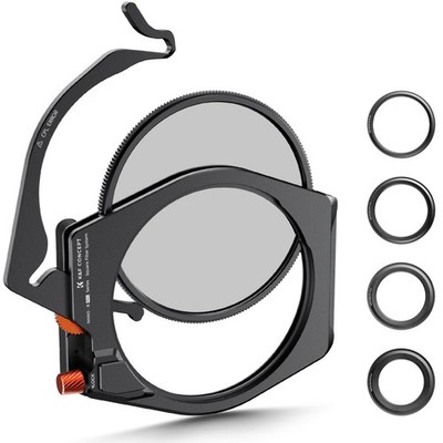 K&F Concept Rechteck-Filterhaltersystem inkl.95mm CPL Filter+ 4er Adapterringe