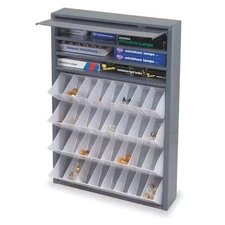 Durham Mfg 590-95 Bin Dispensing Cabinet, Tilt Out, Gray