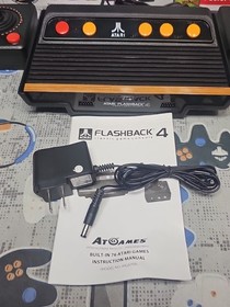 Atari Flashback 4 Classic Game Console 76 games Complete in Box W/Poster