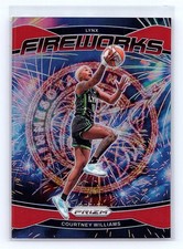 2024 Panini Prizm WNBA #7 Courtney Williams Fireworks Prizms Red #/99