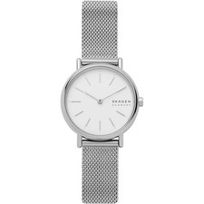 Skagen Women's Watch Signature Lille White Dial Stainless Steel Bracelet SKW2692