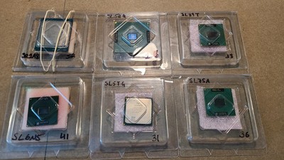 PROCESSORS Lot of 40 Intel/AMD CPUs Early 2000's to Early 2010's - Used, Working