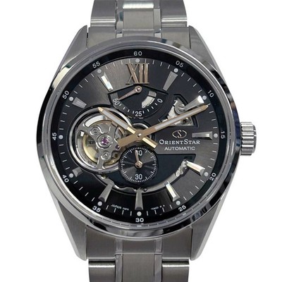 ORIENT Modern Skeleton Contemporary RK-AV0005N Black Used Watch #31017