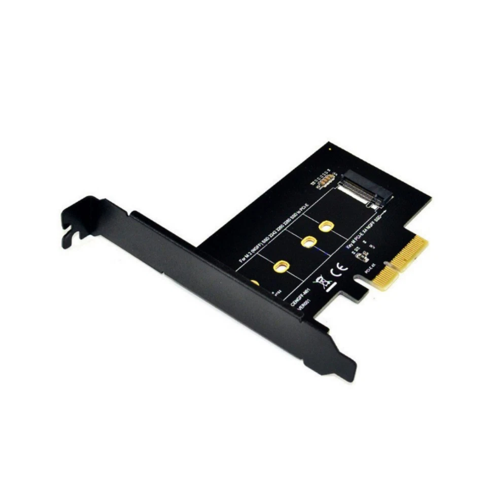 M.2 NGFF M-Key to PCIe x4 NVMe SSD Adapter Card 2230 2242 2260 2280 Drives r - Image 2 of 4
