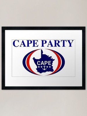 Cape Independence Party Gerahmtes Kunstbild Wandbild Poster Leinwanddruck Bild