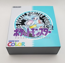 Laminated OLED Screen - Totodile Game Boy Color w/ Case - New Speaker, Recapped