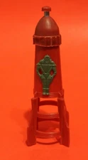 RARE 1950's 6 INCH SPACE CAP ROCKET MADE OF HARD RUBBER AND PLASTIC - EXCELLENT