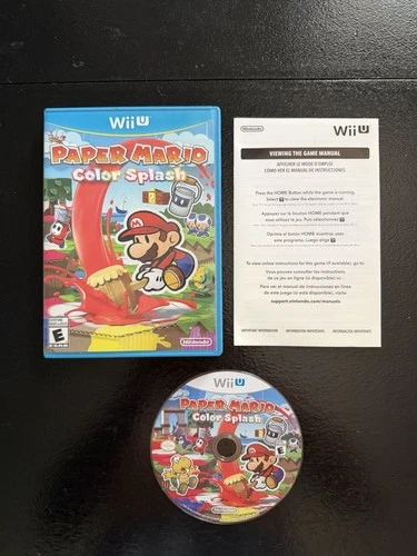 Paper Mario: Color Splash (Nintendo Wii U, 2016)