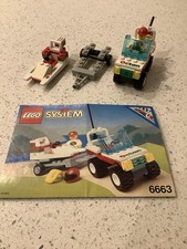 LEGO System 6663 Octan Wave Rebel Set 1993 Instructions (no Box)