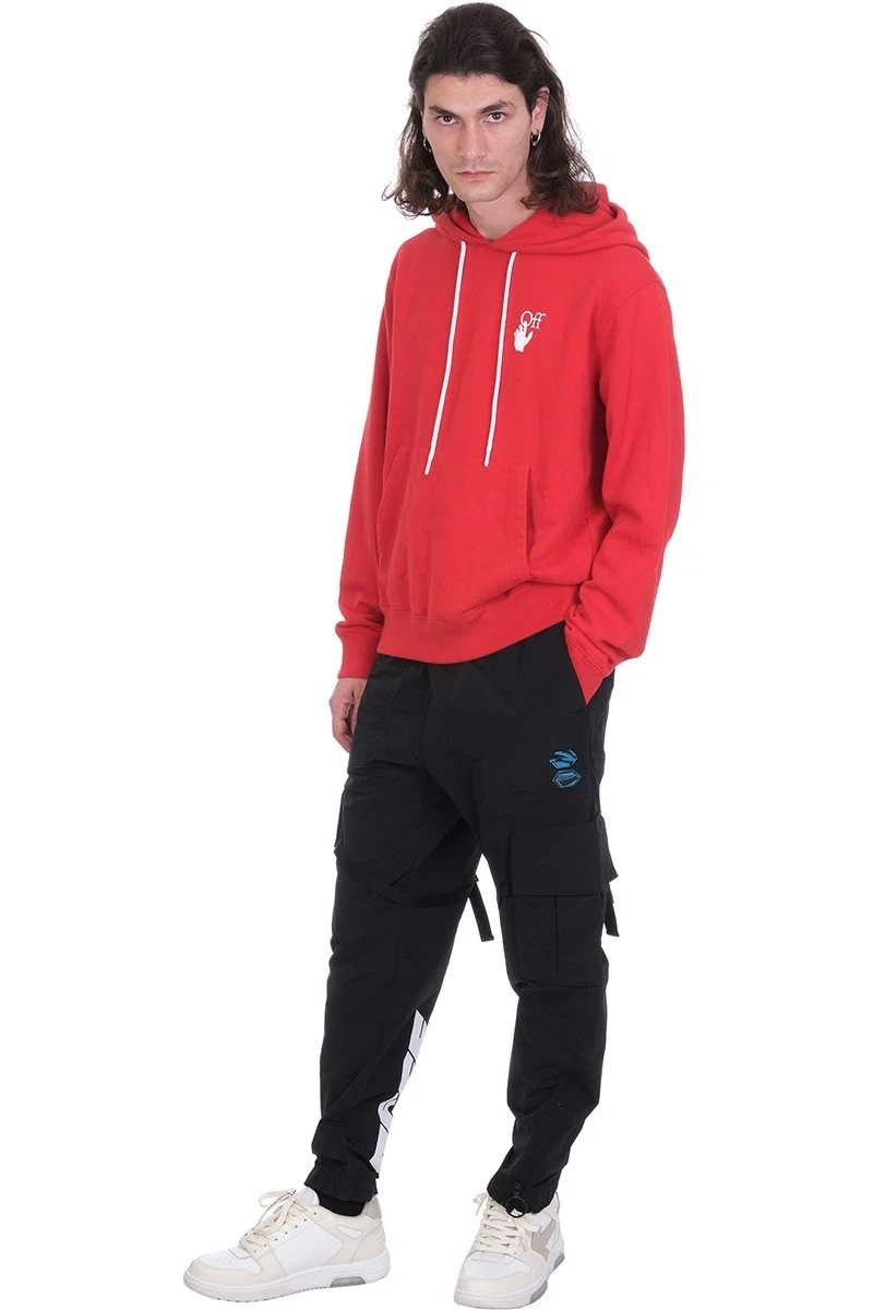 Felpa con cappuccio Off White Red Pascal Skeleton Arrows Taglia M FW20 PREZZO AL PUBBLICO $580