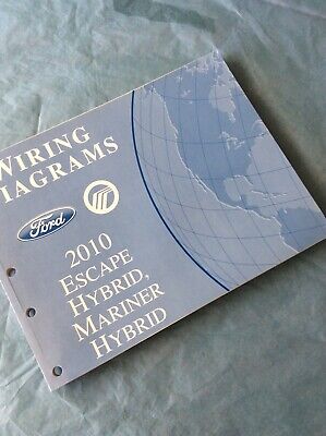 2010 Ford Escape Mercury Mariner Hybrid Electrical Wiring Diagram Manual Book | eBay