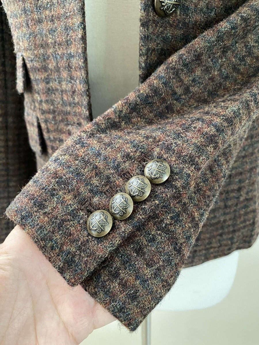 NEW JCREW SCHOOLBOY RHINESTONE HERRINGBONE 100% WOOL 00 NEW JCREW SCHOOLBOY RHINESTONE HERRINGBONE 100% WOOL 00