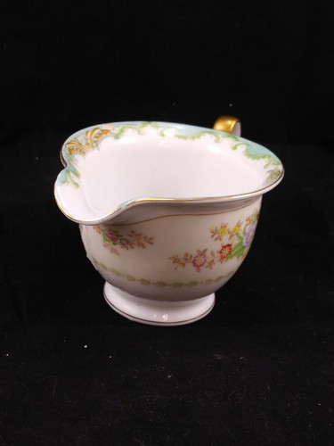 STS Japan Fine China KONGO KON17 Creamer Cream Pitcherl Scroll Floral - Picture 4 of 5