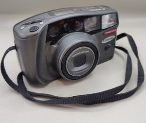 Samsung AF Zoom 105s 35mm Film Point And Shoot Camera Silver Tested