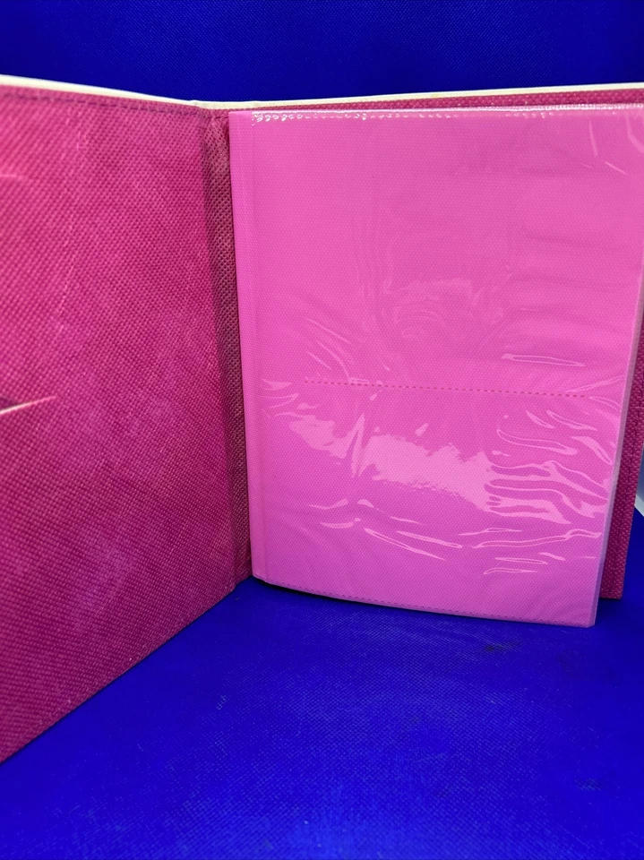 Prinz Photo Album Holds 80 Photos - 4” X 6” New  White W Pink Lilly - Image 2 of 4