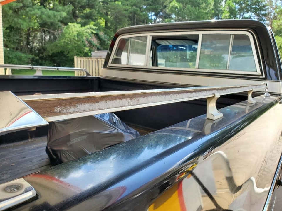 1970-1988 Chevy C10 Square Body Long Box Bed Rail Wood Grain Panel ...
