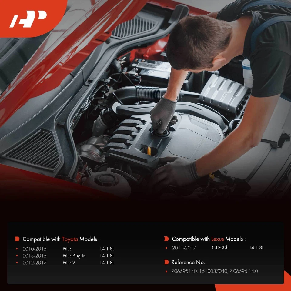 Bomba de aceite de motor A-Premium para Lexus CT200h 2011-2017 Toyota Prius Plug-In Foto 2 de 4