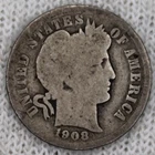 1909 D Barber Dime